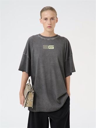 Gestuz GZsilmo tee Black oil washed